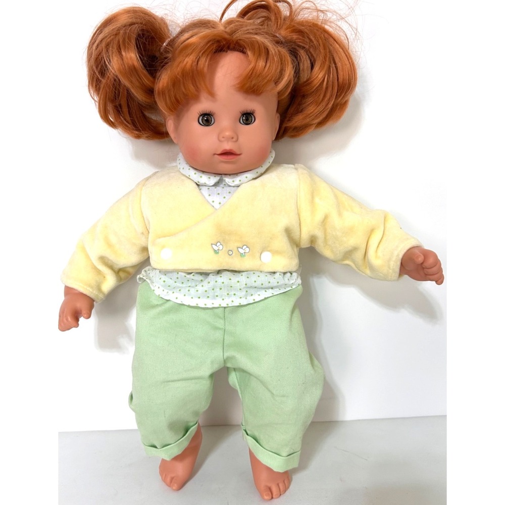 Gotz Germany Maxy‎ Muffin Ginger Red Hair 16" Doll w/ Outfit Soft Body EUC